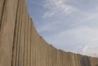 ساخت دیوار ۴۰ کیلومتری در شمال کرانه باختری
