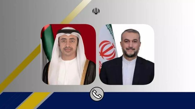گفت‌وگوی تلفنی امیرعبداللهیان با وزیر امور خارجه امارات