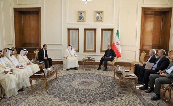 دیدار معاون وزیر امور خارجه قطر درامور منطقه‌ای با امیرعبداللهیان