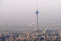 کیفیت هوای تهران همچنان آلوده برای گروه‌های حساس