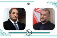 وضعیت روابط دوجانبه و تحولات منطقه، محور گفت وگوی وزیران خارجه ایران و سوریه