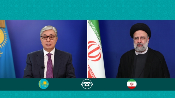 گفتگوی تلفنی روسای جمهور ایران و قزاقستان؛  دکتر رئیسی: در برابر انفعال مجامع بین‌المللی تنها پیام قاطع اتحاد مسلمانان می‌تواند از تجاوزگری‌های رژیم صهیونیستی جلوگیری کند