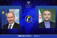 گفت‌وگوی تلفنی وزرای امور خارجه جمهوری اسلامی ایران و ایرلند