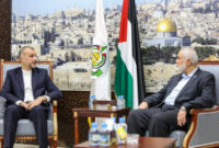 دیدار امیرعبداللهیان و هنیه در قطر/ ایران هیچگاه از اصولش در حمایت از فلسطین کوتاه نمی‌آید