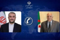 وزیران خارجه ایران و الجزایر بر توقف جنایات صهیونیست‌ها تاکید کرد