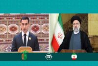 رضایت رییسی از رشد روابط ایران و ترکمنستان به ویژه در عرصه تجاری