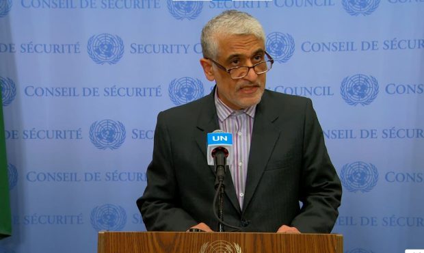 سفیر ایران: تصمیم شورای امنیت دیپلماسی را تضعیف میکند؛ مسیر دیپلماسی همچنان باز است سفیر ایران: تصمیم شورای امنیت دیپلماسی را تضعیف میکند؛ مسیر دیپلماسی همچنان باز است