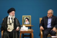 دیدار رئیس‌جمهور پزشکیان با رهبر انقلاب قبل از سفر به نیویورک