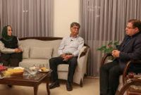 دیدار دبیرشورای اطلاع‌رسانی دولت با دو تن از اساتید روزنامه‌نگاری و روابط عمومی به مناسبت شب یلدا