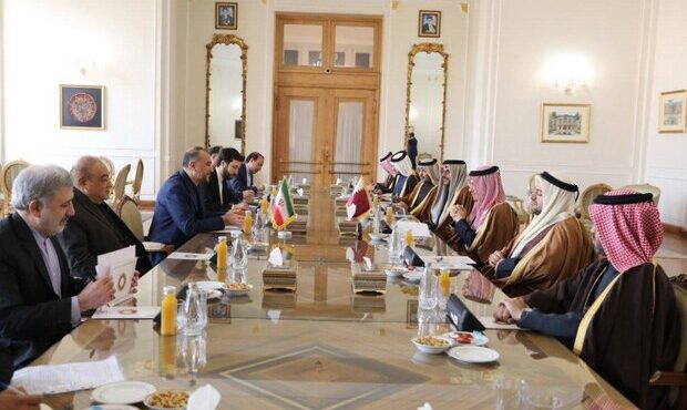 دیدار وزرای امور خارجه جمهوری اسلامی ایران و قطر