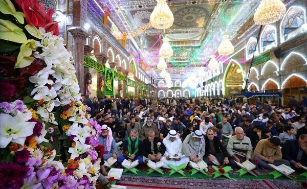 برپایی محفل قرآنی در جشنواره بین‌المللی «بهار شهادت» کربلا