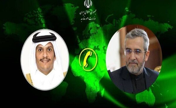 رایزنی وزیر خارجه قطر با باقری پس از پایان مذاکرات دوحهز